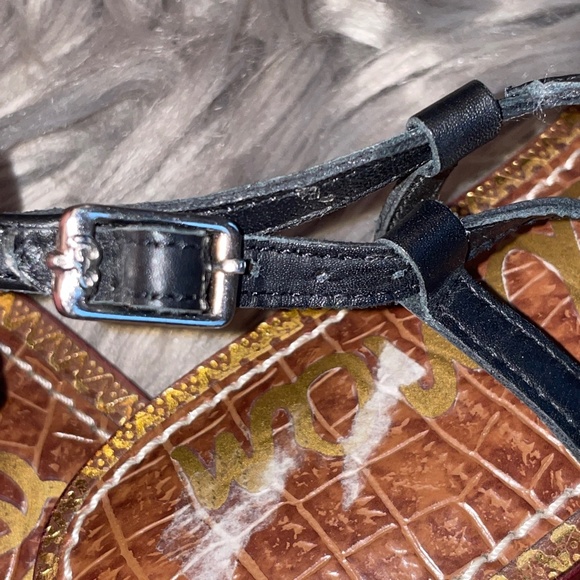 EUC Sam Edelman Beaded Shell Gabrielle Sandal Size 7 - Picture 8 of 11